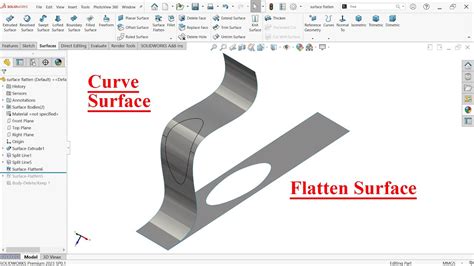 solidworks sheet metal flatten|solidworks flatten surface without premium.